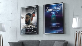 Realistic Poster Mockup - Anthony Boyd (Large)